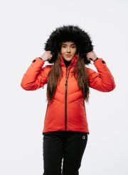 Blizzard W2W Ski Jacket Lavarone, hot coral