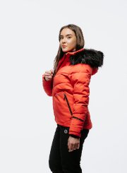 Blizzard W2W Ski Jacket Lavarone, hot coral