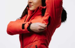 Blizzard W2W Ski Jacket Lavarone, hot coral