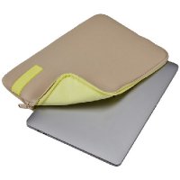 Case Logic Reflect pouzdro na 13" Macbook® REFMB113 - Plaza Taupe/Sunny Lime