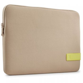 Case Logic Reflect pouzdro na 13" Macbook® REFMB113 - Plaza Taupe/Sunny Lime