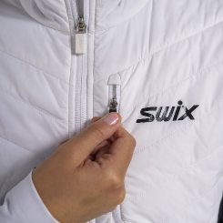 Dámská bunda Swix Dynamic Hybrid Insulated Jacket Bright White/Black