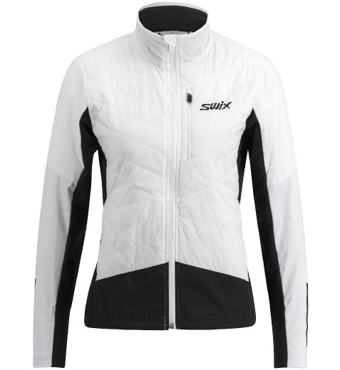 Dámská bunda Swix Dynamic Hybrid Insulated Jacket Bright White/Black