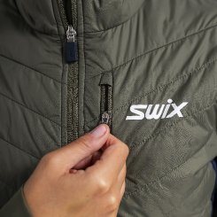 Dámská bunda Swix Dynamic Hybrid Insulated Jacket Olive/Dark Navy