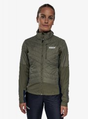 Dámská bunda Swix Dynamic Hybrid Insulated Jacket Olive/Dark Navy