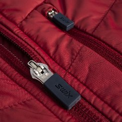 Dámská bunda Swix Dynamic Hybrid Insulated Jacket Rhubarb red/Swix red