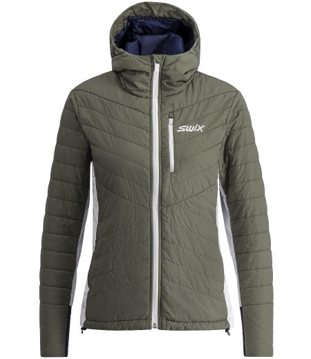 Dámská bunda Swix Dynamic Insulated Jacket Olive/Dark Navy