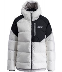 Dámská péřová bunda Swix Focus Down Jacket Bright White/Black