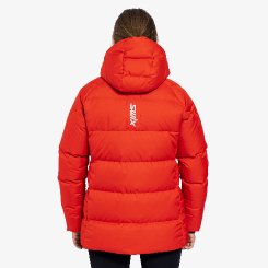 Dámská péřová bunda Swix Focus Down Jacket Fiery Red