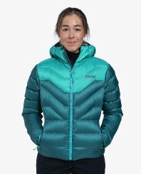 Dámská péřová bunda Swix Infinity Down Jacket Dark Teal/Teal