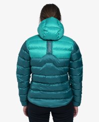 Dámská péřová bunda Swix Infinity Down Jacket Dark Teal/Teal