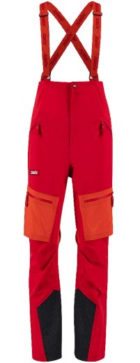 Dámské kalhoty Swix Surmount Shell Bib Swix Red