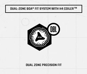 Dual-Zone BOA® Fit System with H4 Coiler™