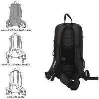 Fizan Back Pack Active 20 Black