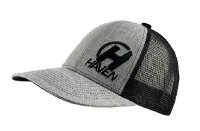 Haven Trucker grey/black, ohnutý štítek