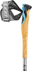 Leki Cross Trail TA, dark anthracite-light anthracite-lightblue, 100-135 cm