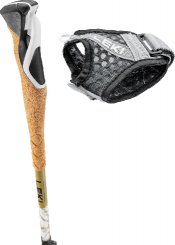 Leki Cross Trail TA, white-goldbrown-black, 100-135 cm