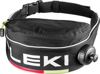 Leki Drinkbelt Thermo, black-bright red-neonyellow