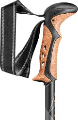 Leki Khumbu Antishock, dark anthracite-orange-black, 110-145 cm