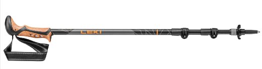 Leki Khumbu Antishock, dark anthracite-orange-black, 110-145 cm