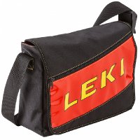 Leki Messenger Bag, black-red