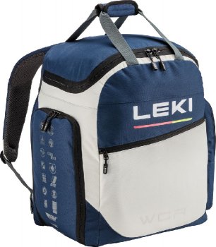 Leki Skiboot Bag WCR / 60 L, dark denim-poppy red-dawn blue