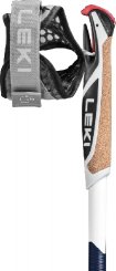 Leki Smart Supreme, midnightblue dark metallic-darkblue-white, 100-130 cm