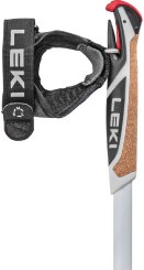 Leki Spin Shark SL, white-smokegreen-dark anthracite, 100-130 cm