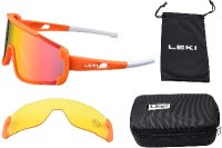 Leki Storm Magnetic, neonorange-rainbow-sulfur yellow