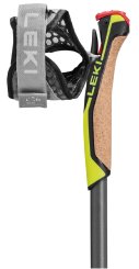 Leki Traveller FX.One Carbon, silvergray-midnightblue dark metallic-neonyellow