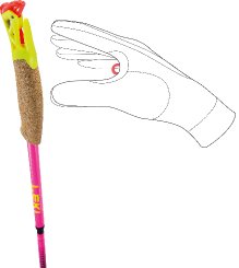 Leki Ultratrail FX.One Superlite, neonpink-neonyellow-naturalcarbon