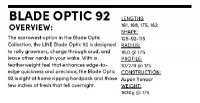 Line Blade Optic 92