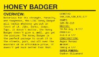 Line Honey Badger