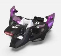 Marker Alpinist 8 brake 90 mm black-purple