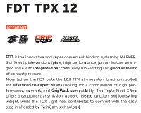 Marker FDT TPX 12  black-anthracite 90 mm