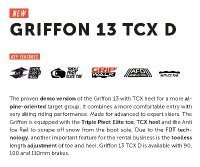 Marker Griffon 13 TCX D black 90 / 100 mm