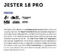 Marker Jester 18 Pro black 90 / 110 / 120 mm