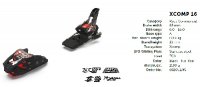 Marker Race XComp 16 black/flo-red