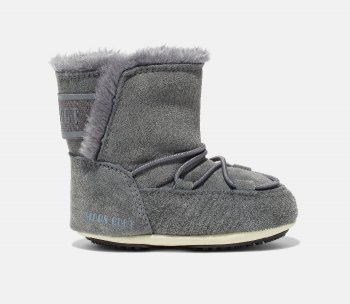 Moon Boot Crib Suede, 002 dark grey