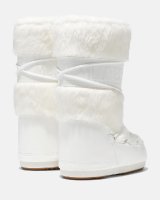 Moon Boot Icon Faux Fur, 003 optical white