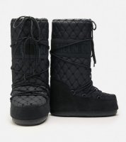 Moon Boot Icon Faux Quilted, 001 black