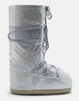 Moon Boot Icon Glitter, 002 silver