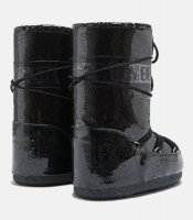 Moon Boot Icon Junior Glitter, 001 black