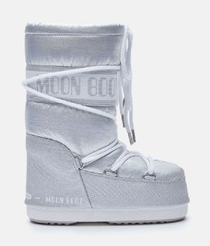 Moon Boot Icon Junior Met, 003 silver