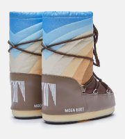 Moon Boot Icon Junior Rainbow, 001 shitake/brown-blue