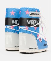 Moon Boot Icon Junior Retrobiker, 002 pink stars