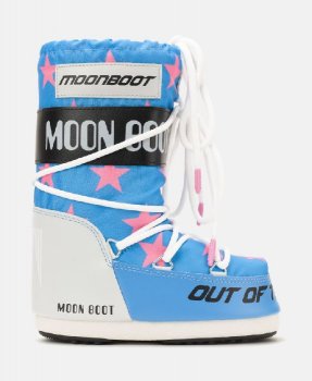 Moon Boot Icon Junior Retrobiker, 002 pink stars