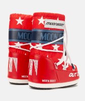 Moon Boot Icon Junior Retrobiker, 003 white stars