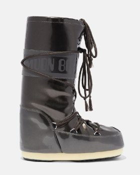 Moon Boot Icon Junior Vinile Met, 001 black