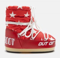 Moon Boot Icon Light Junior Low Stars, 002 red-white